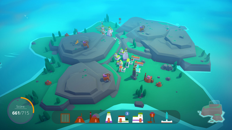 Every island is different, offering new challenges. How many trees, beaches, hills and rocks are on an island will dictate what types of buildings you opt to construct.